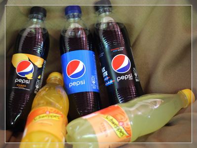 Pepsi cola, zero cukor pepsi, Schweppes mango, citrus