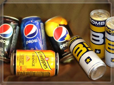 a dobozos üdítők közül a coca-cola, cola-light, fanta és sprite valamint energia ital is vásárolható az üzletünkben